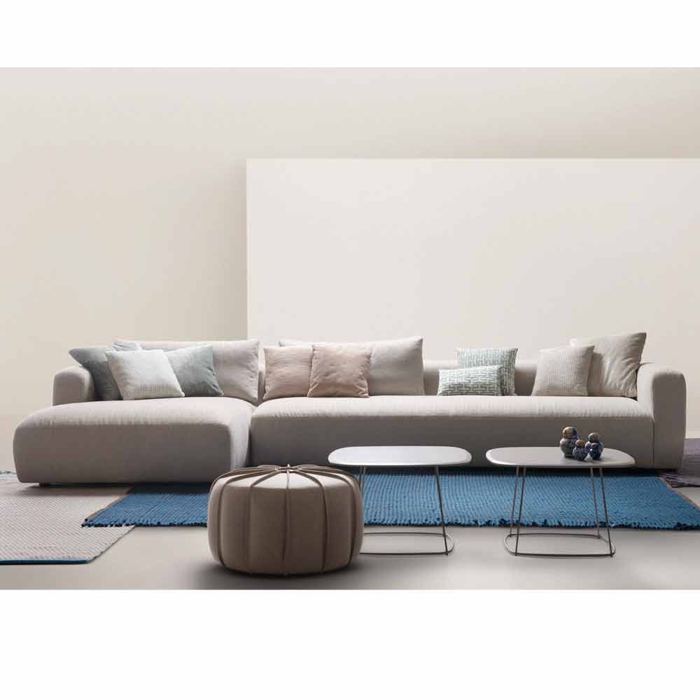 Canapé modulaire en tissu My Home Softly de design fait en Italie