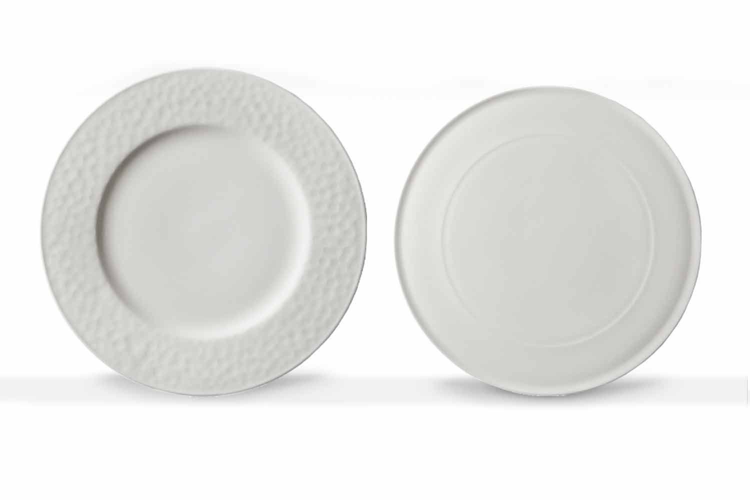 Mince Mockingbird lækage Service de vaisselle gastronomique au design moderne en porcelaine blanche