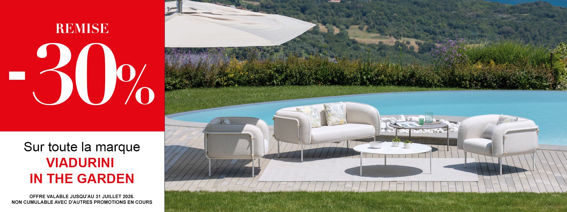 30 % JARDIN VIADURINI