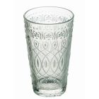12 verres à boisson en verre transparent décorés pour boissons - Maroccobic Viadurini