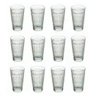 12 verres à boisson en verre transparent décorés pour boissons - Maroccobic Viadurini