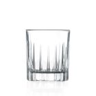 12 verres à liqueur en cristal écologique avec décorations de conception linéaire - Senzatempo Viadurini