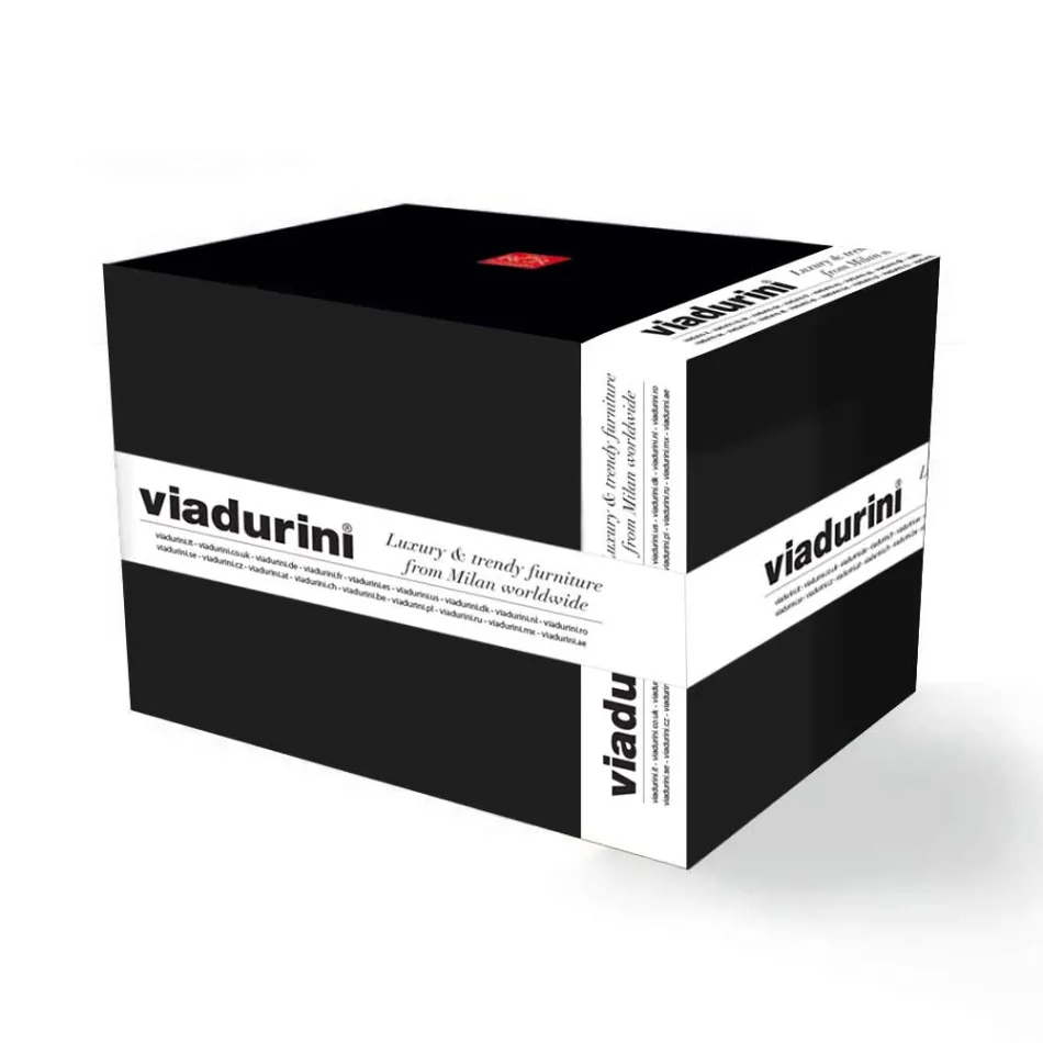 12 verres à liqueur en cristal écologique avec décorations de conception linéaire - Senzatempo Viadurini