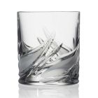 12 verres à whisky à faible teneur en cristal à double gobelet à l'ancienne - Avent Viadurini