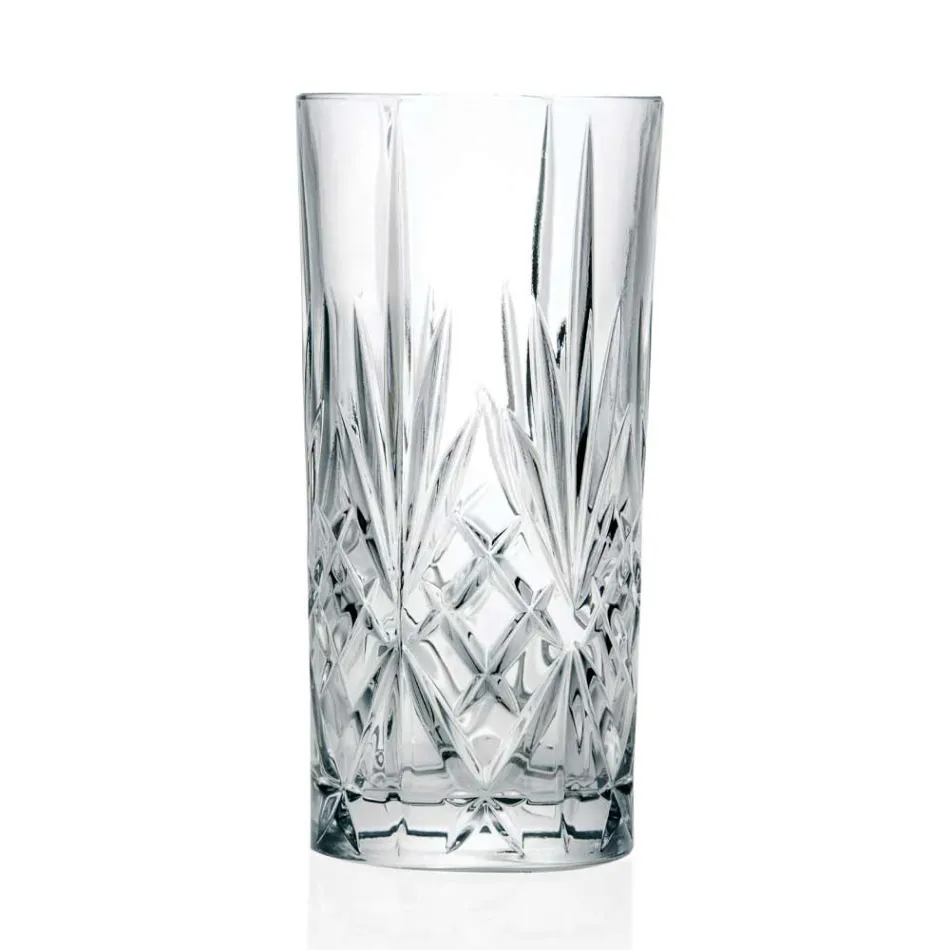 12 Verres Highball Tumbler Alto pour Cocktail en Eco Crystal - Cantabile Viadurini