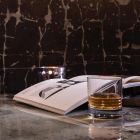 12 verres à whisky en cristal à l'ancienne double Tumbler - Arythmie Viadurini