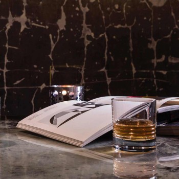 12 verres à whisky en cristal à l'ancienne double Tumbler - Arythmie