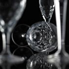 12 verres à bière en cristal écologique décoré de luxe - Titanioball Viadurini