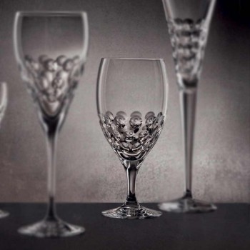 12 verres à bière en cristal écologique décoré de luxe - Titanioball