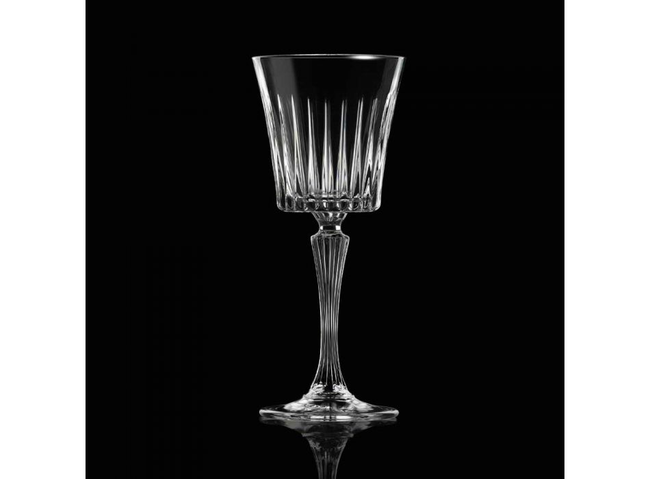 12 verres à vin à cocktail en cristal écologiques de luxe - Senzatempo
