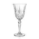 12 verres à vin, eau, cocktail dans un style vintage en cristal écologique - Cantabile Viadurini