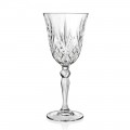 12 verres à vin, eau, cocktail dans un style vintage en cristal écologique - Cantabile