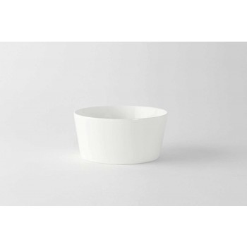 12 tasses de crème glacée ou de fruits en porcelaine blanche au design moderne - Egle