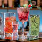 12 Verre à cocktail Highball ou eau décorée de luxe - Destiny Viadurini