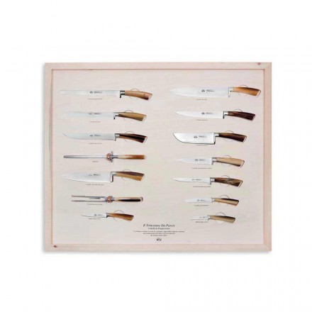 14 couteaux Berti Wall Box exclusifs pour Viadurini - Michelangelo Viadurini