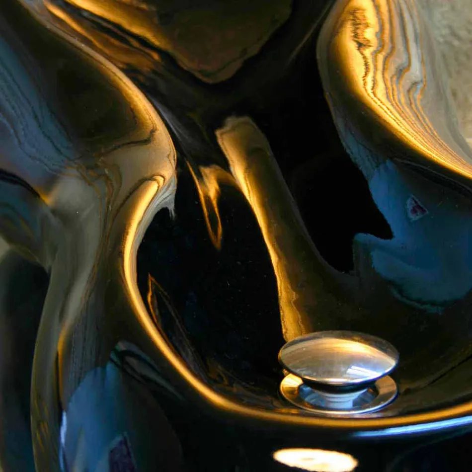 Sink Design moderne Goldline Made in Italy Viadurini