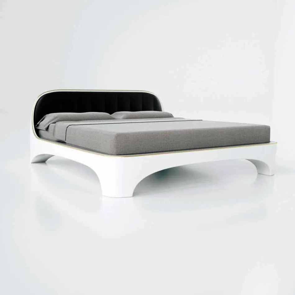 Double Bed Luxury Design Élégance moderne Made in Italy Viadurini
