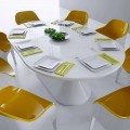 Table à manger de design moderne fabriquée en Italie Lunch Table