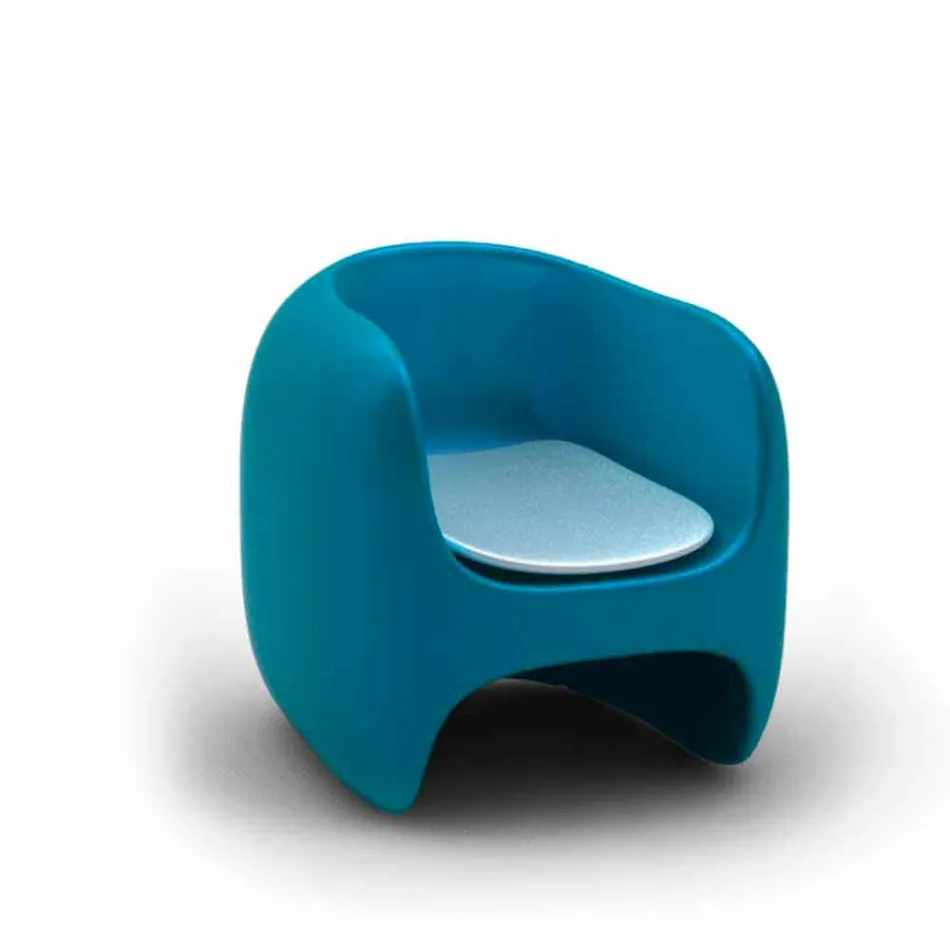 Fauteuil Apple Design moderne Made in Italy Viadurini