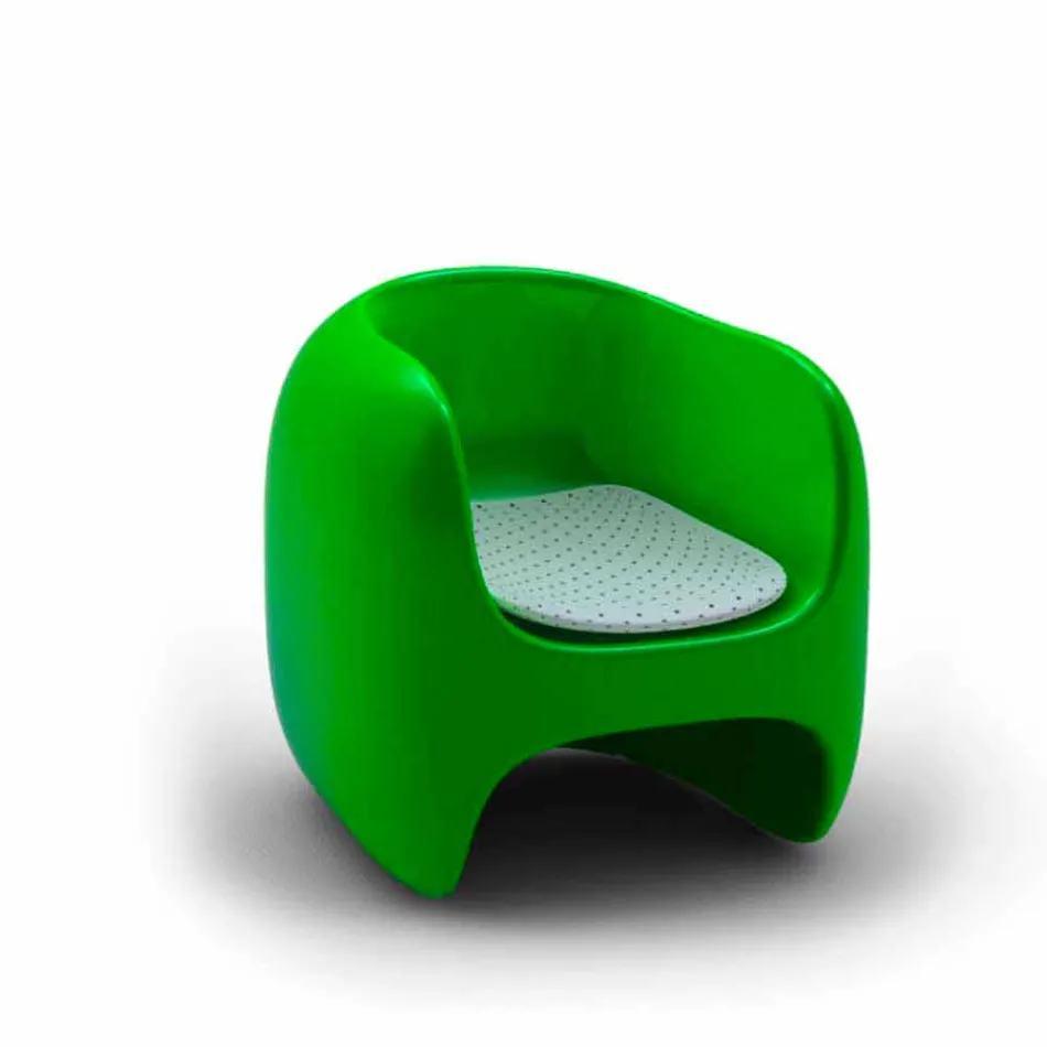 Fauteuil Apple Design moderne Made in Italy Viadurini