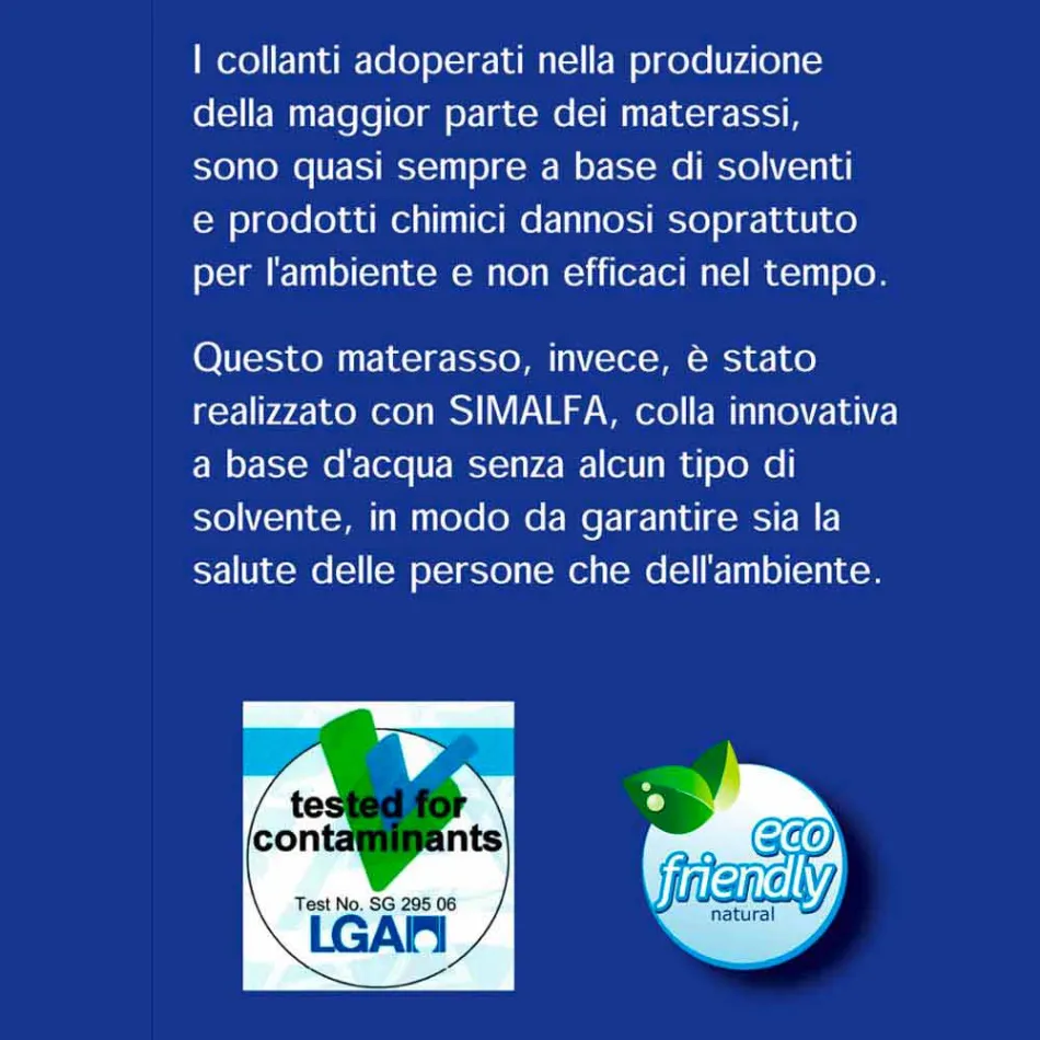 Mémoire matelas Bio Maxi Single Viadurini