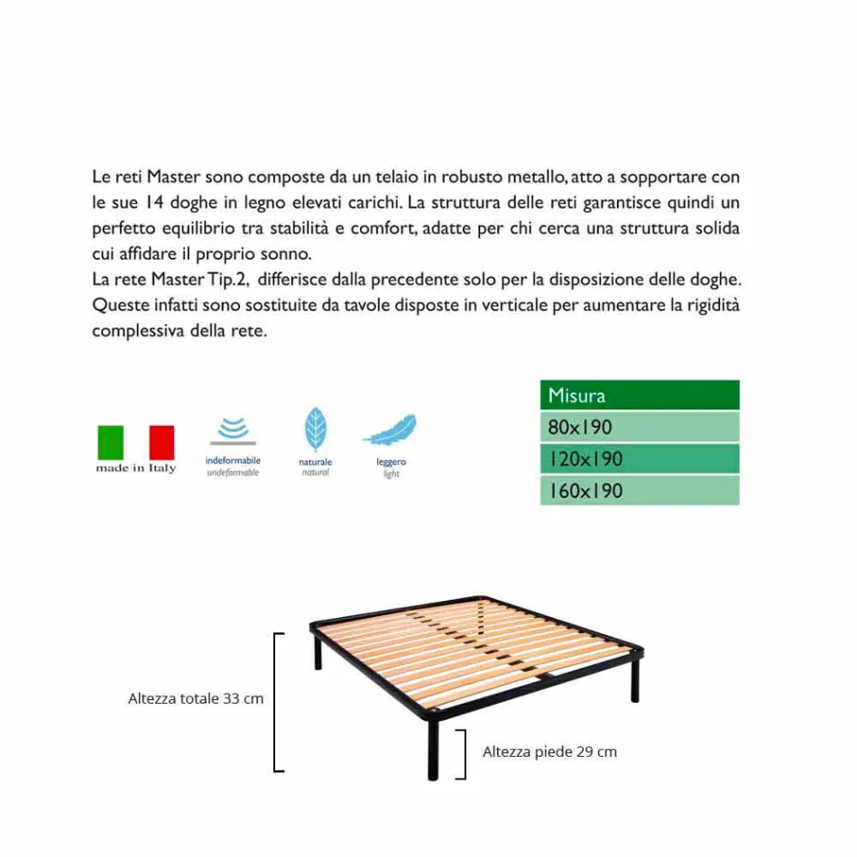 Réseau Bio Comfort 1 Double Viadurini