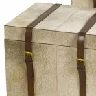 2 design à poney gris troncs Ritini, petits et grands Viadurini