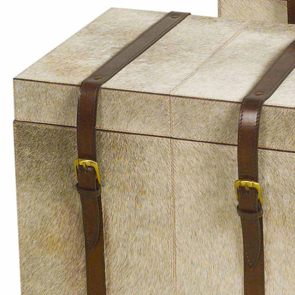 2 design à poney gris troncs Ritini, petits et grands Viadurini