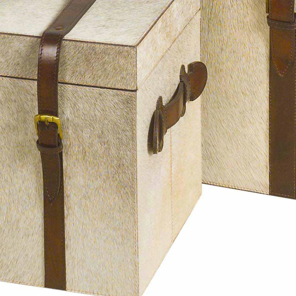 2 design à poney gris troncs Ritini, petits et grands Viadurini