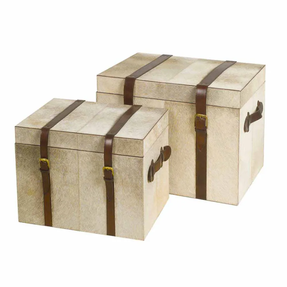 2 design à poney gris troncs Ritini, petits et grands Viadurini