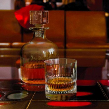 2 bouteilles de whisky avec capuchon en cristal écologique design vintage - tactile