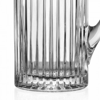 2 cruches d'eau et de boissons dans un design de luxe décoré en cristal écologique - Senzatempo