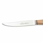 2 couteaux à steak avec manche en corne ou en bois Made in Italy - Marino Viadurini