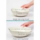 2 bols à salade en porcelaine blanche Pièces uniques de design italien - Arciconcreto Viadurini