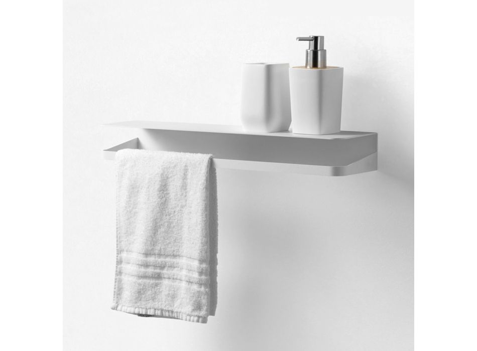 2 étagères réversibles pour objets et porte-serviettes - Julio Viadurini