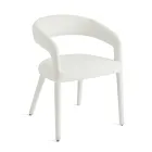 2 fauteuils rembourrés en tissu Bouclè avec structure recouverte - Domenica Viadurini