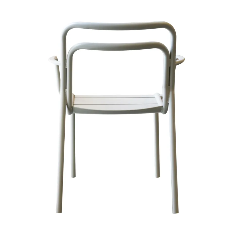 2 Fauteuils d'intérieur et d'extérieur en aluminium 100% recyclé de différents coloris - Drink Viadurini