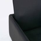 2 Chaises avec Accoudoirs Recouverts de Similicuir Design Moderne Homemotion - Farra Viadurini