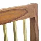 2 chaises de cuisine en bois au design moderne - Sandy Viadurini