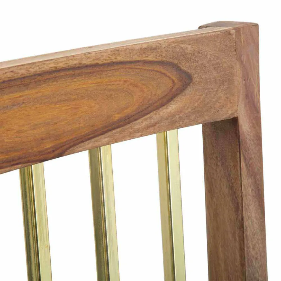 2 chaises de cuisine en bois au design moderne - Sandy Viadurini