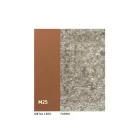 2 chaises d'intérieur en métal avec assise en tissu Bliss - Avenia Viadurini