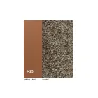 2 chaises d'intérieur en métal avec assise en tissu Bliss - Avenia Viadurini