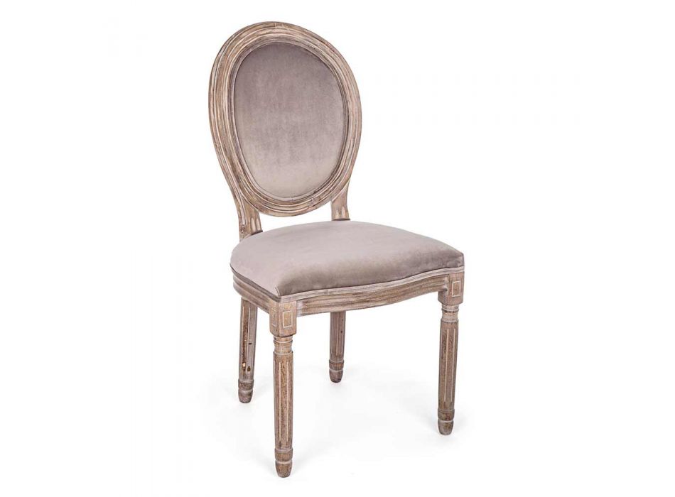 2 chaises de salle à manger design classique en polyester Homemotion - Dalida Viadurini