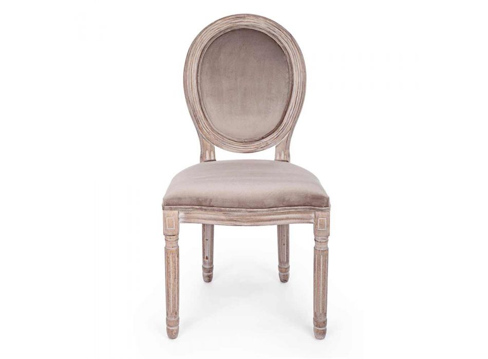 2 chaises de salle à manger design classique en polyester Homemotion - Dalida Viadurini
