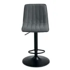 2 tabourets de salon avec assises en tissu rembourré de couleurs différentes - Impeto Viadurini