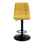 2 tabourets de salon avec assise en tissu de couleurs différentes - Corrente Viadurini