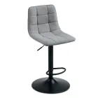 2 tabourets de salon avec assise en tissu de couleurs différentes - Corrente Viadurini