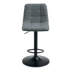 2 tabourets de salon avec assise en tissu de couleurs différentes - Corrente Viadurini