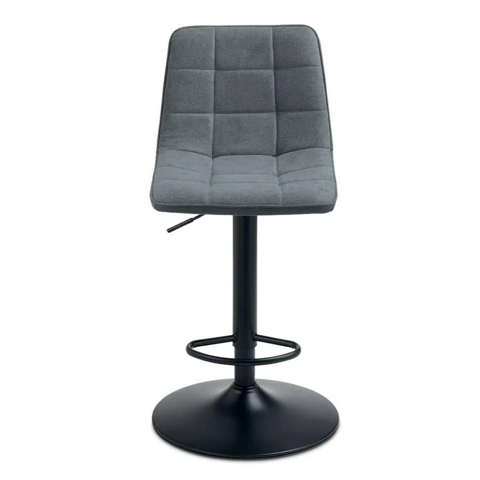 2 tabourets de salon avec assise en tissu de couleurs différentes - Corrente Viadurini