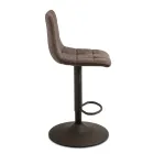 2 tabourets de salon avec assise en tissu de couleurs différentes - Corrente Viadurini